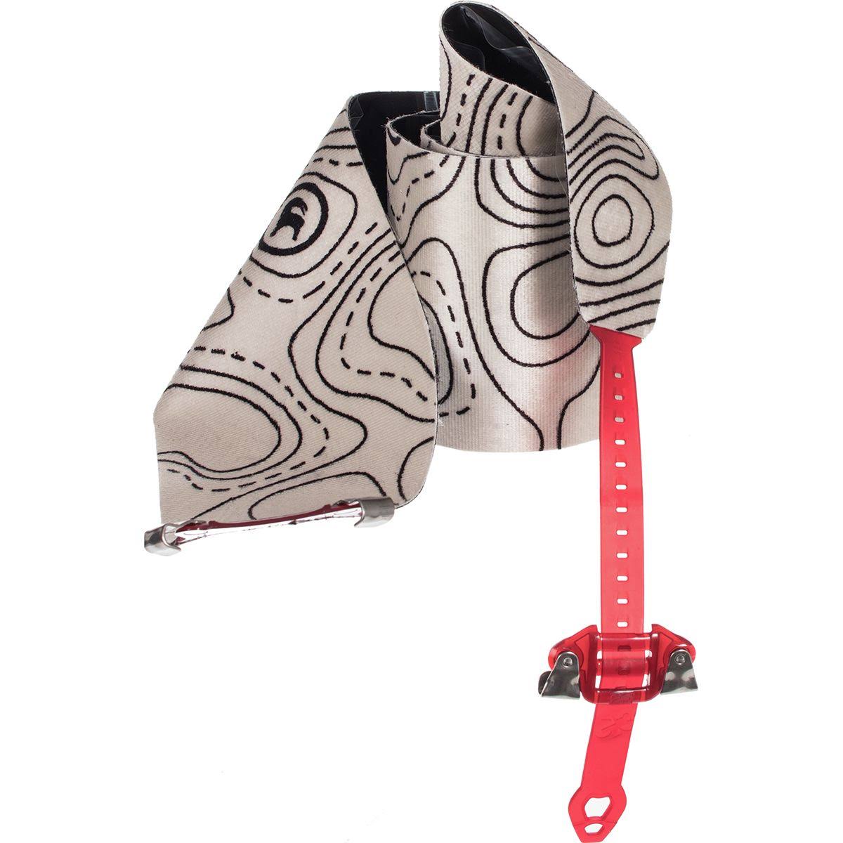 Backcountry x G3 High Traction Splitboard Skin Black and White Topo Goat, 140mm, Long (160-171cm)