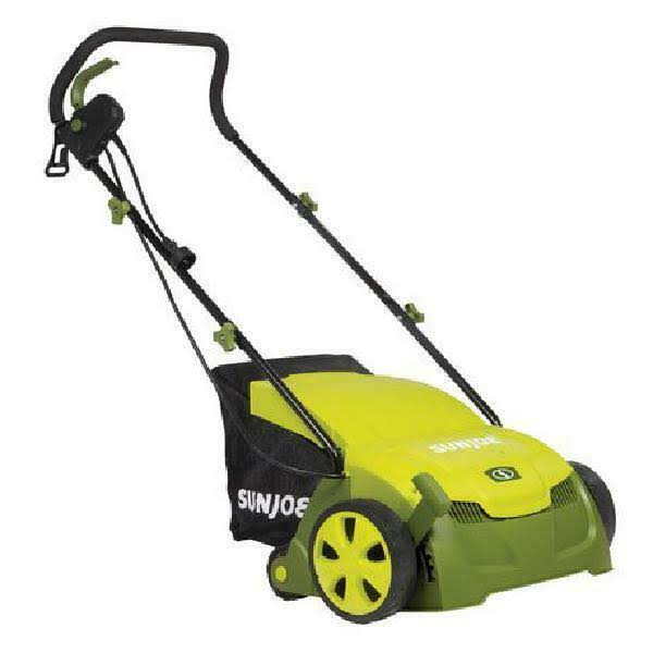 Sun Joe AJ801E Electric Lawn Dethatcher w/ Collection Bag , 13 inch - 12 Amp , S