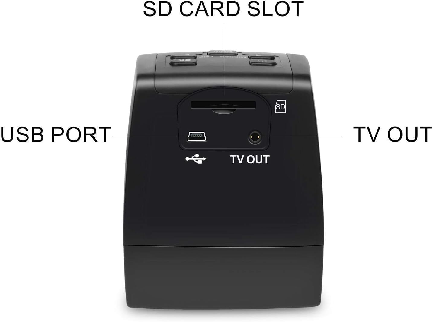 DIGITNOW 22MP All-in-1 Film & Slide Scanner, Converts 35mm 135 110 126 and Super 8 Films/Slides/Negatives to Digital JPG Photos