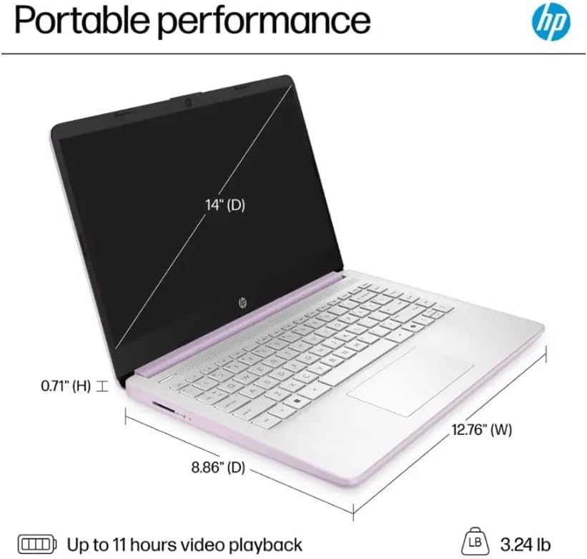 HP 14" Student-Laptop office365 Copilot AI