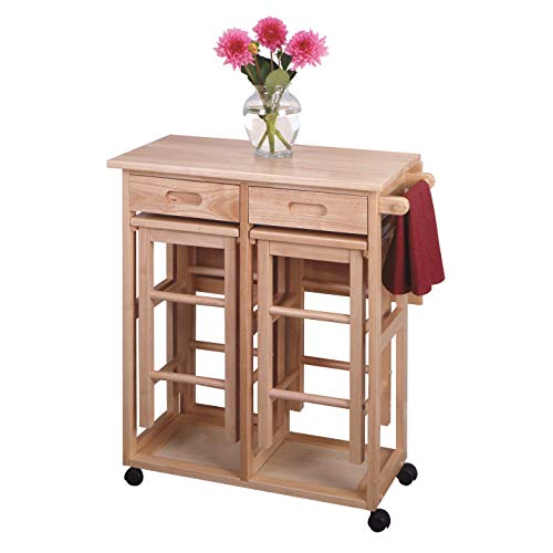 Winsome Suzanne Space Saver Set, for Kitchen, 33", Coffee