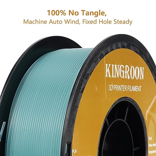 Kingroon Silk PLA Bundle 3D Printer Filament, Dimensional Accuracy +/- 0.03 mm, 10 kg Spool(22lbs)