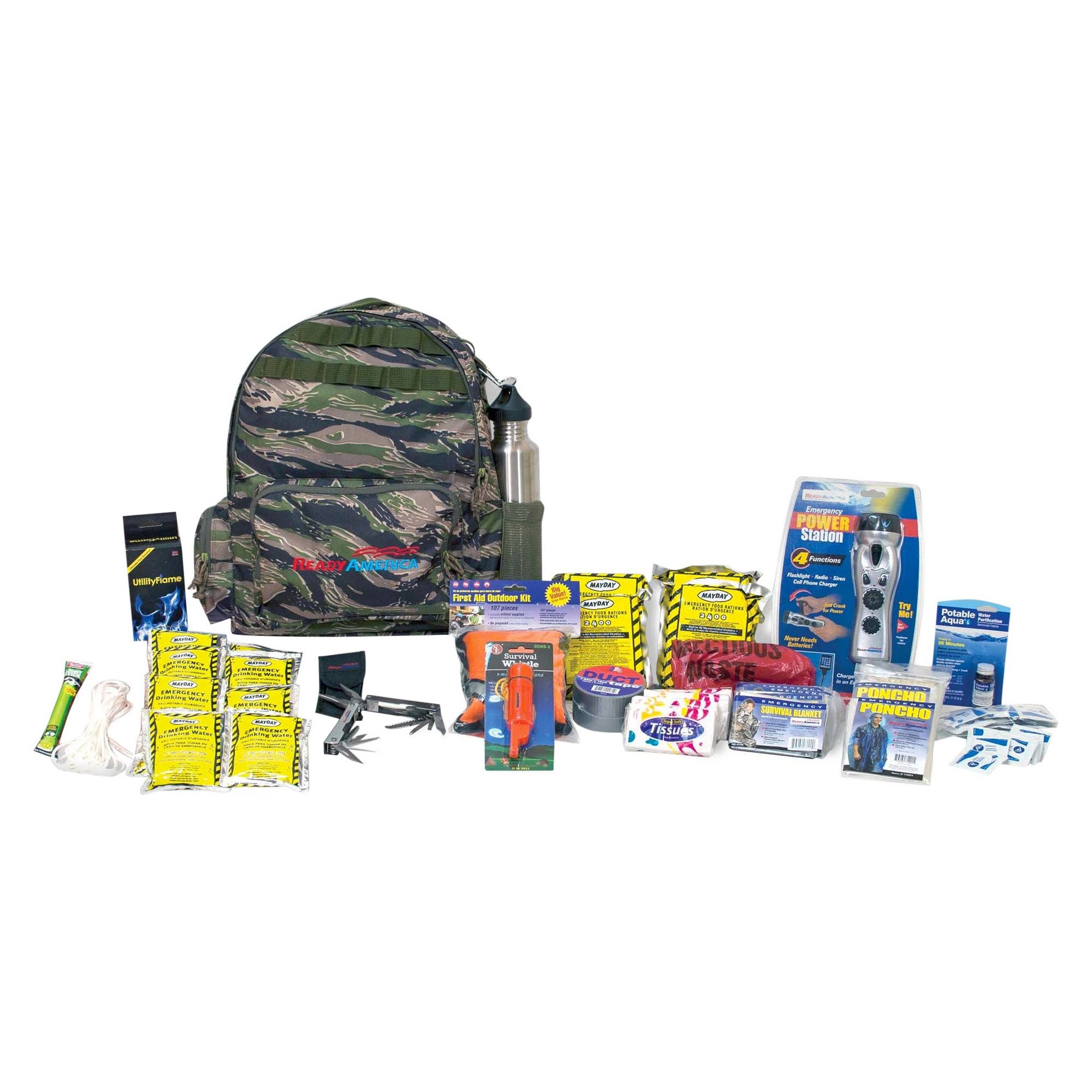 Ready America Outdoor Survival Kit 4-Person