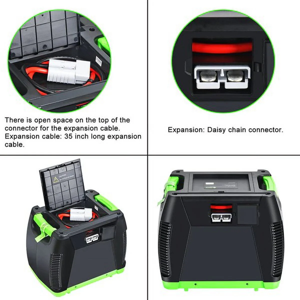 Nature's Generator HKNGPD Elite Power Pod w/ 100Ah Lead Acid Battery, Black