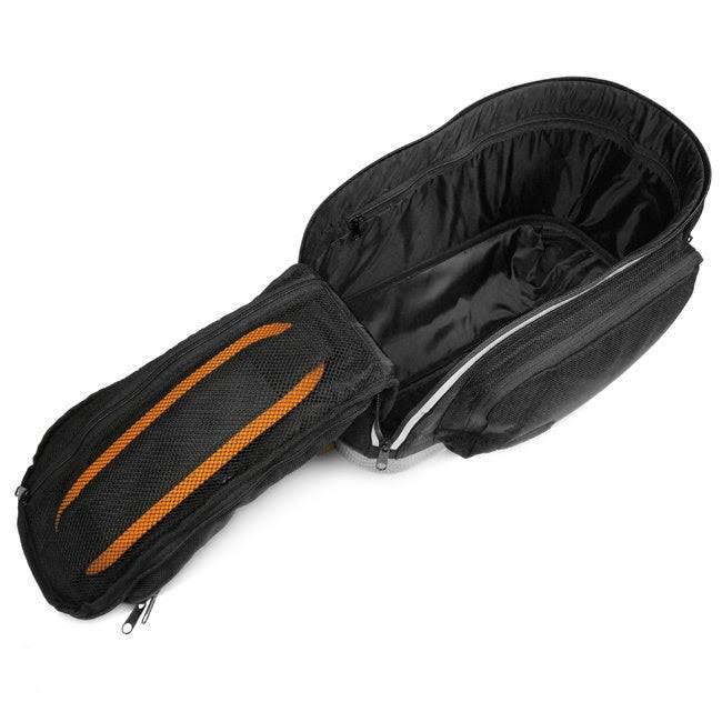 Ibera Bike PakRak Clip-On Commuter Bag and Carrier with Rack - Multi-Color