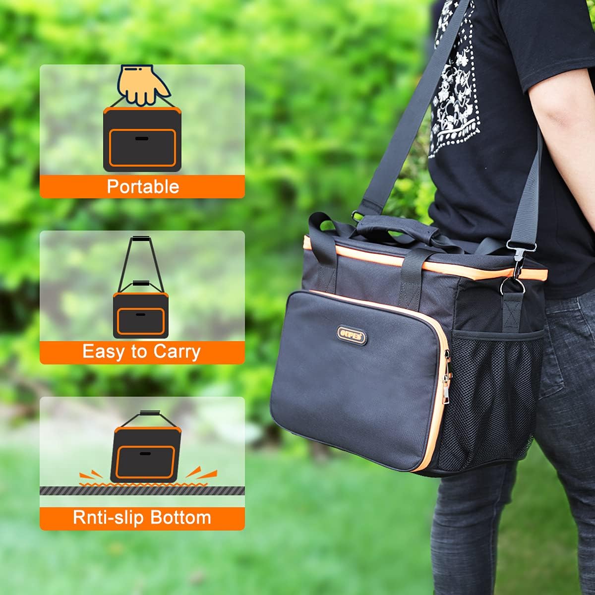 Portable Power Station 600W, OUPES Solar Generator with 100W Panel, 186000mAh Battery Backup Generator