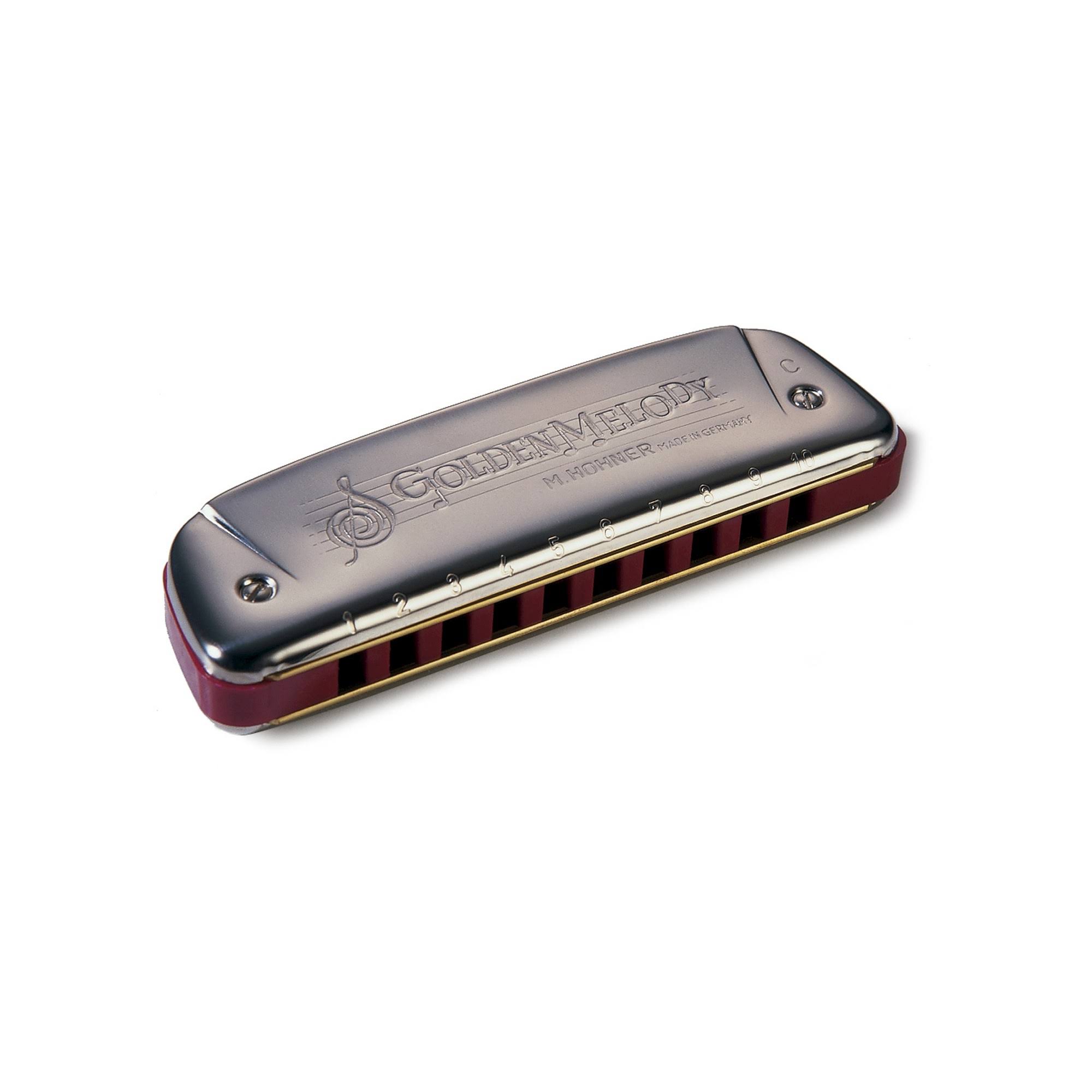 Hohner Golden Melody Diatonic Harmonica, C
