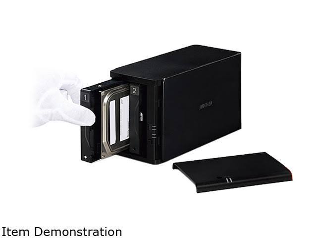 Buffalo LinkStation 220 2-Bay Diskless NAS Server - SATA 3Gb/s LS220DE
