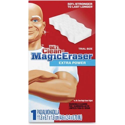 Mr. Clean Extra Durable Magic Eraser Cleaning Pads - Pad - 30 / Carton - Blue, White - TAA Compliance