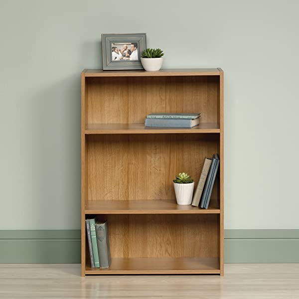 Sauder 419496 Miscellaneous Storage Storage Cabinet, L: 29.61" x W: 16.02" x H: 71.50", Cinnamon Cherry finish Cinnamon Cherry Finish Storage Cabinet