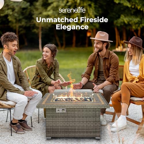 Outdoor Propane Fire Pit Table - CSA/ETL Certified Safe 50