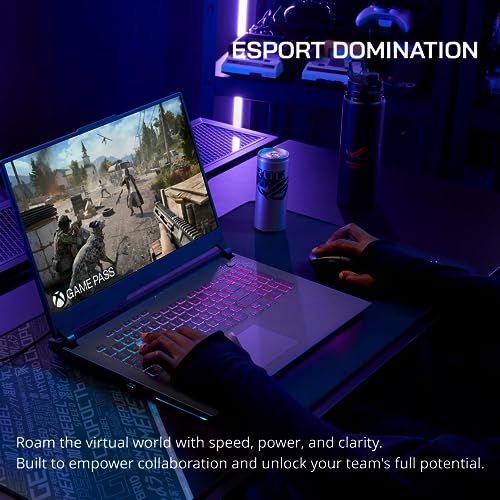ASUS ROG Strix G17 17.3" QHD 240Hz Gaming Laptop, AMD Ryzen 9-7845HX, 64GB DDR5, 2TB PCIe SSD, NVIDIA GeForce RTX 4060, RGB Backlit Keyboard