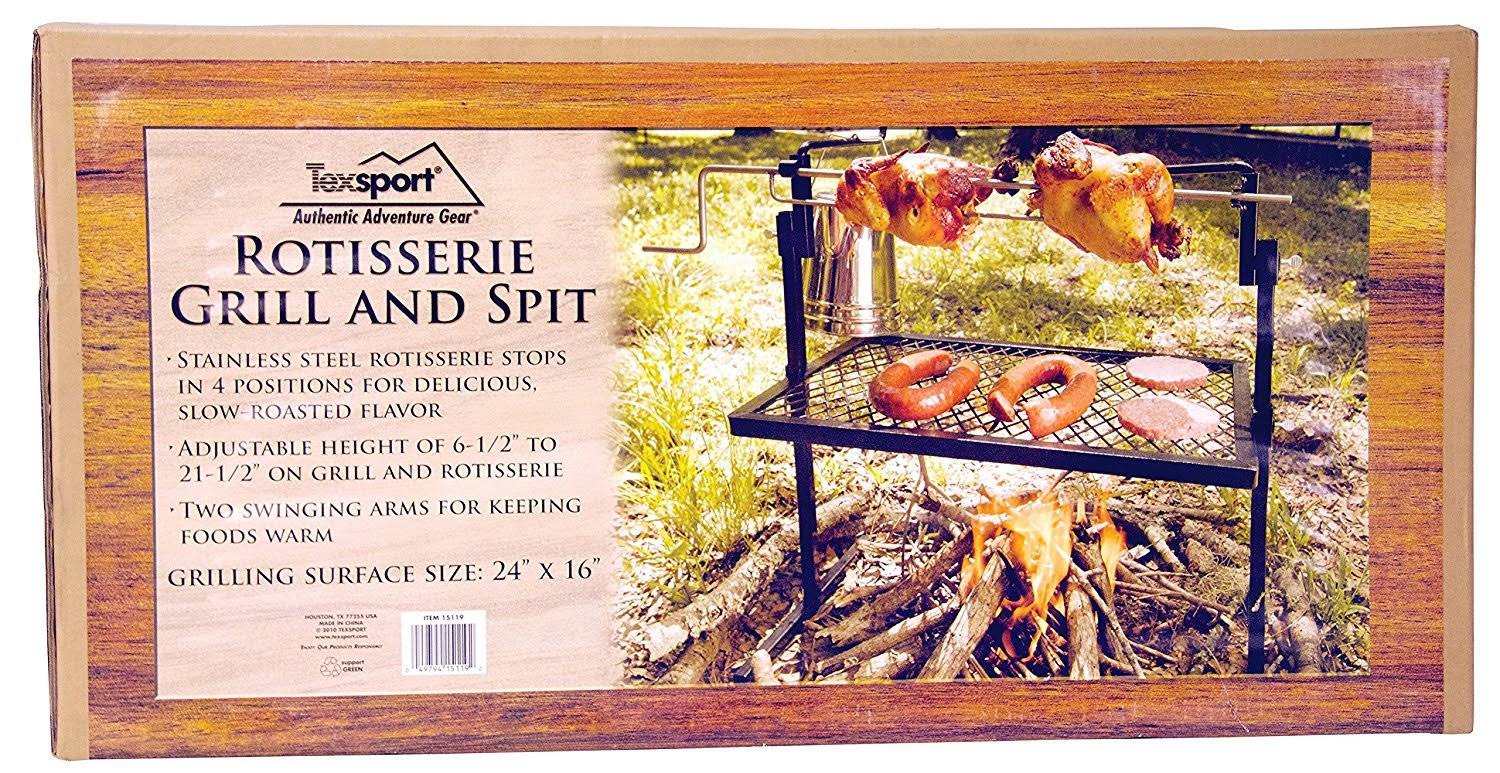 Texsport Outdoor Camping Rotisserie Grill and Spit