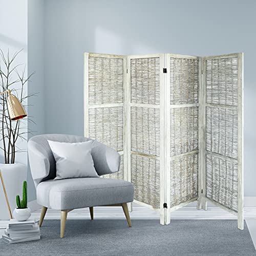 ECOMEX Room Divider, Room Dividers Screen Wood Room Mesh Durable Design Freestanding