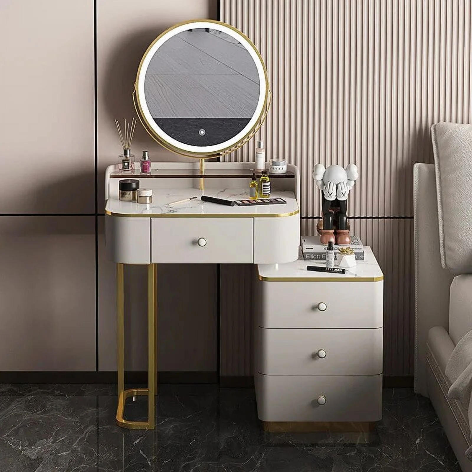 Multifunctional Storage Cabinet Bedroom Dressing Table Furniture Bedroom Dressers Dressers Tocador Maquillaje Home Furniture