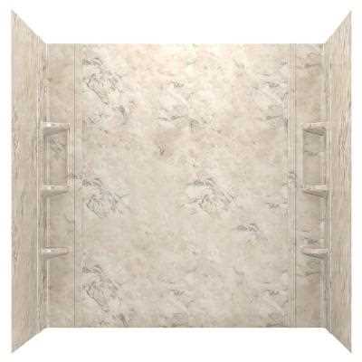 American Standard Ovation 32 in. x 60 in. x 59 in. 5-Piece Glue-Up Alcove Bath Wall Set in Celestial Marble - Shop Hardware Tools Online Store