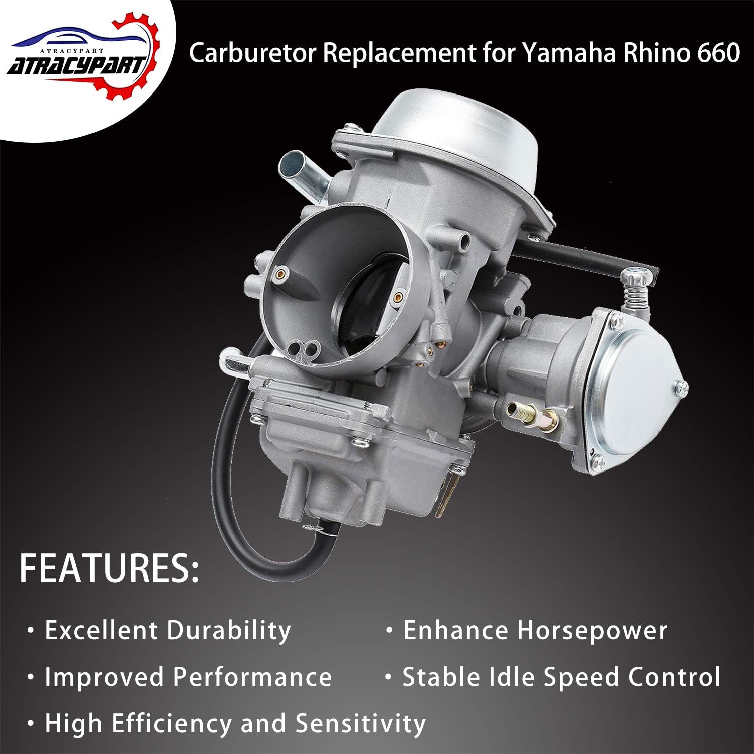 Carburetor for 2004-2007 Yamaha Rhino 660 UTV Carb Pack of 2