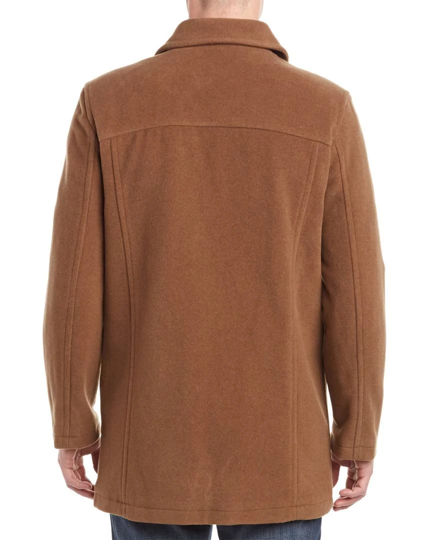 Cole Haan Wool-Blend Coat - Camel