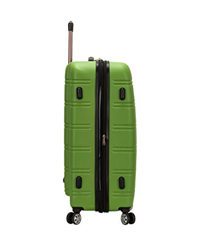 Rockland Melbourne Hardside Expandable Luggage with Spinner Wheels, 2TONEBLUE, 2 Piece (20/28)
