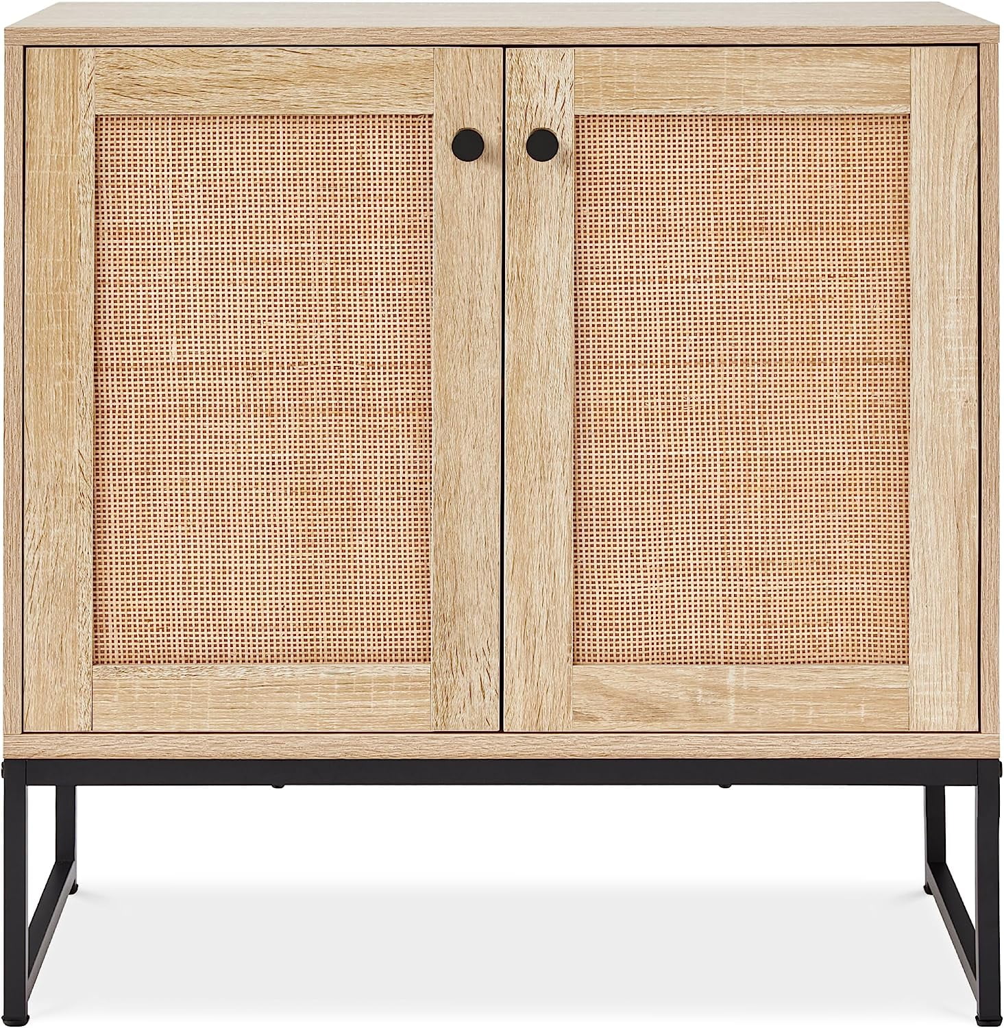 Products 2-Door Rattan Storage Cabinet, Accent Furniture, Multifunctional Cupboard for Living Room, Hallway, Kitchen, Sideboard
