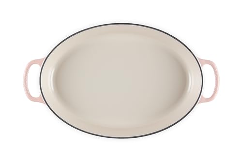 Le Creuset Enameled Cast Iron Signature Oval Baker, 3qt. Sea Salt