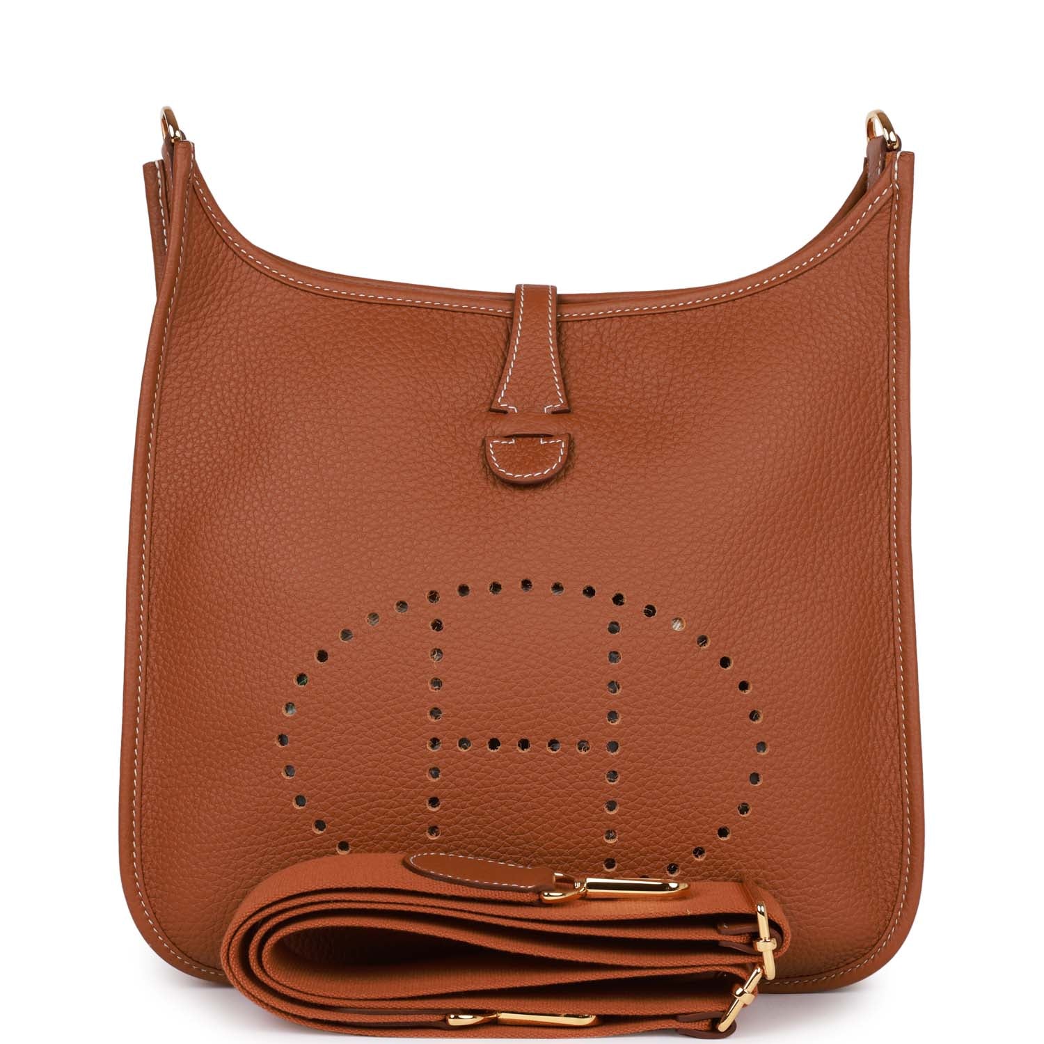 Hermes Evelyne III PM Gold Clemence Gold Hardware
