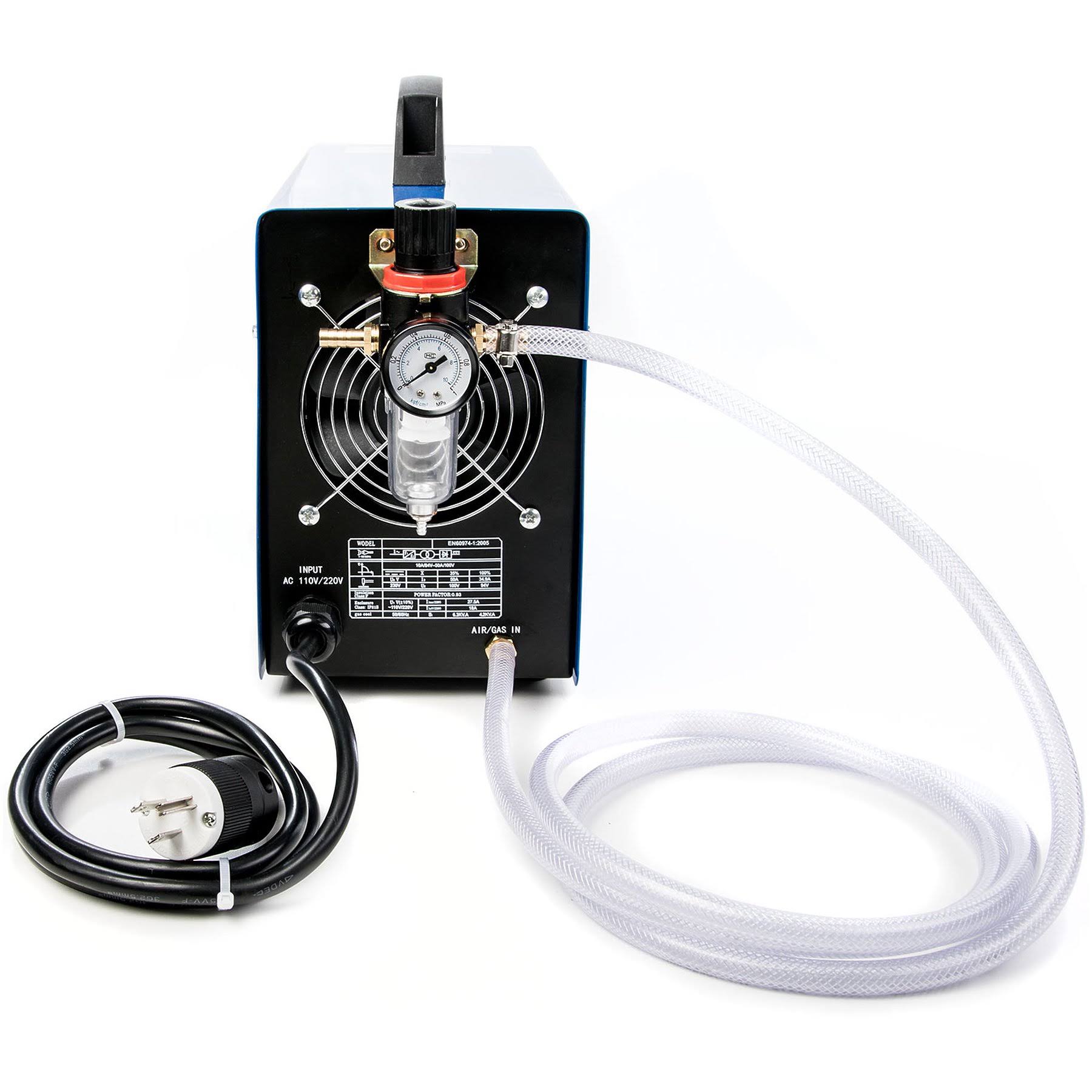 Biltek 50Amp Air Plasma Cutter, 1/2x22 inch Cut 110V/220V Input CUT50D DC Inverter Dual Voltage with Pre-Installed 110V US Plug,