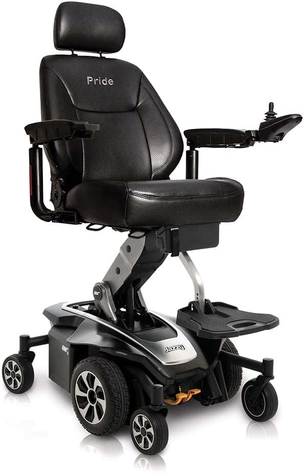 Pride Mobility Jazzy Air 2 Group 2 Power Chair with U-1 Batteries, Mid Wheel Drive, Motorized Electric Wheelchair for Adults, 300 lbs. WC