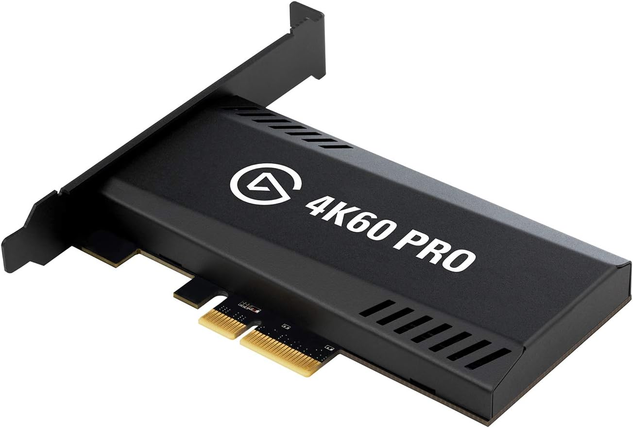 Elgato 4K60 Pro MK.2 PCIe Capture Card4K60 HDR10 Capture & Stream Deck - Live Content Creation Controller with 15 Customizable LCD Keys