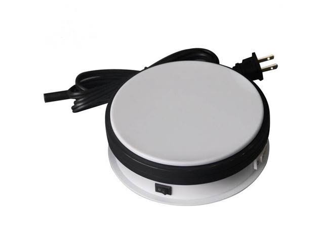 Offex Electric Motorized 360 Degree Rotating Display Turntable with AC 110V, US Plug Cord, 25s/r, 15 kg Capacity for Theme Exhib
