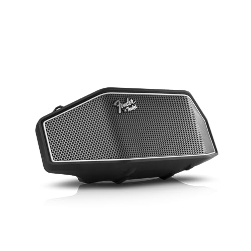 Fender x Teufel ROCKSTER CROSS Portable Wireless Bluetooth Speaker – Rugged, Waterproof, 16 Hours of Battery, Powerful Stereo Sound, Subwoofer