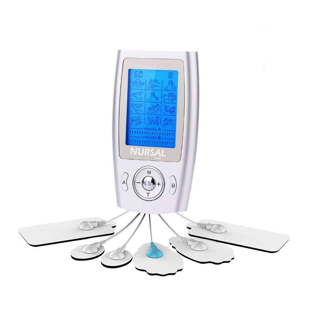 Tec.bean Tens Unit FDA Cleared Rechargeable Tens Machine Included 8 Electrode Pads Muscle Stimulator Unit Pain Relief Mini Body Massager - Megean
