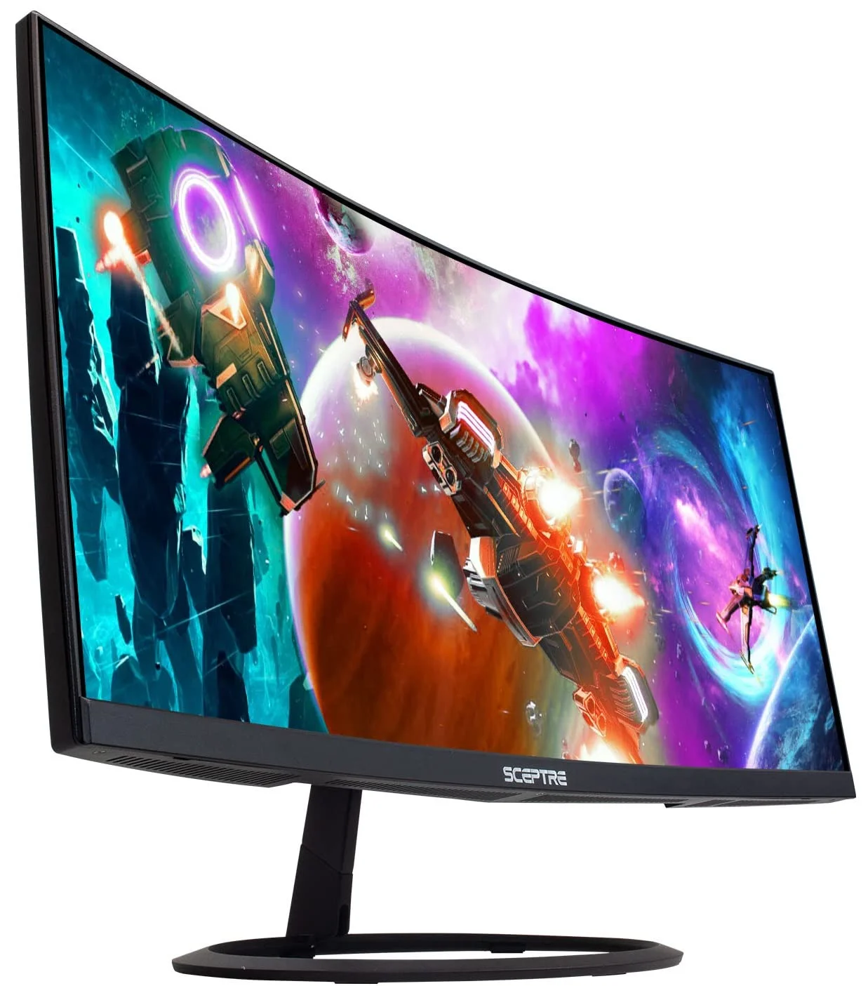 Sceptre Curved 30" 21:9 Gaming LED Monitor 2560x1080p UltraWide Ultra Slim HDMI DisplayPort Up to 85Hz MPRT 1ms FPS-RTS Build-in Speakers