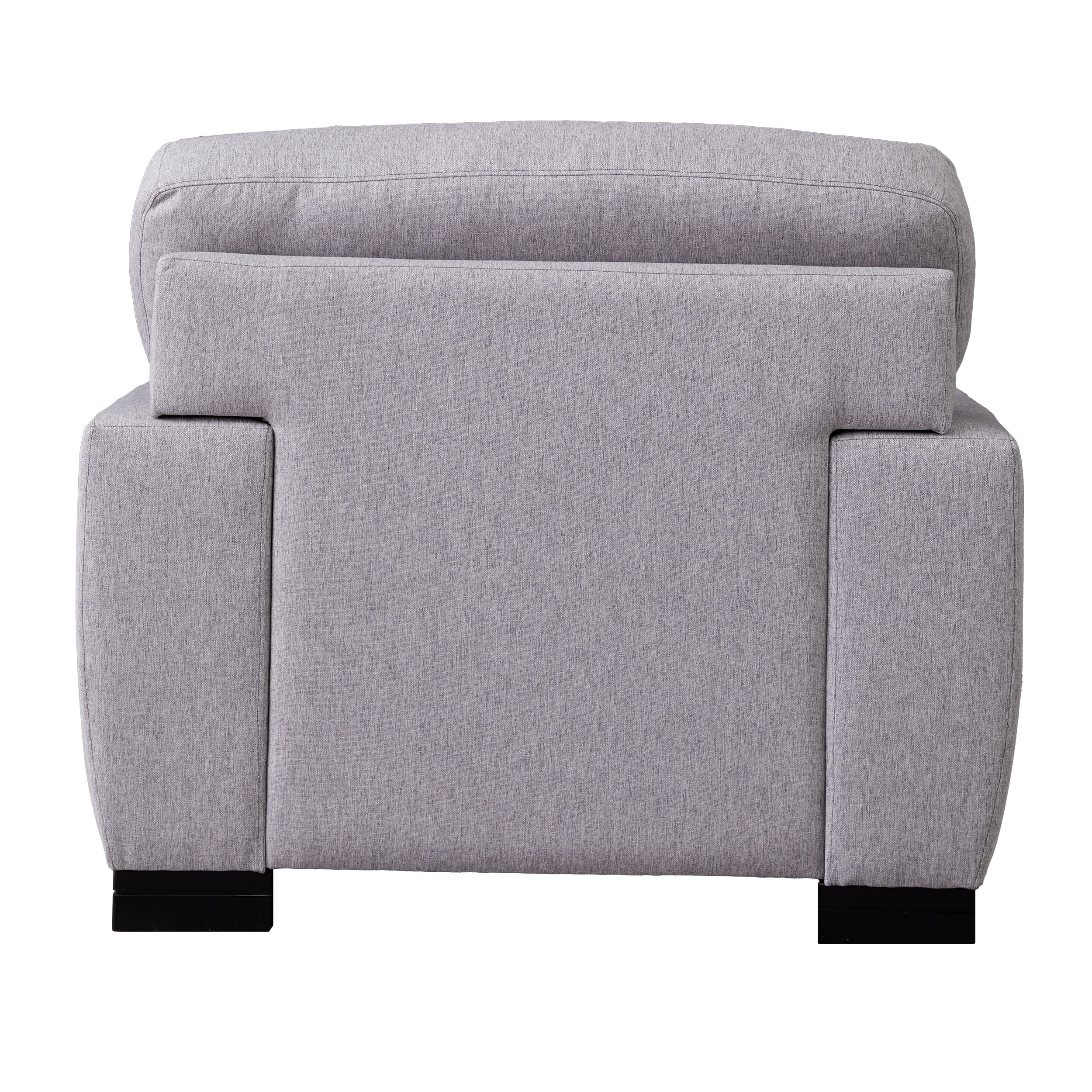 EUROCO 37.4"W Modern Mid-Century Indoor Oversized Chaise Lounger Comfort Sleeper Sofa with Pillow and Soild Wood Legs, Velvet,Gray