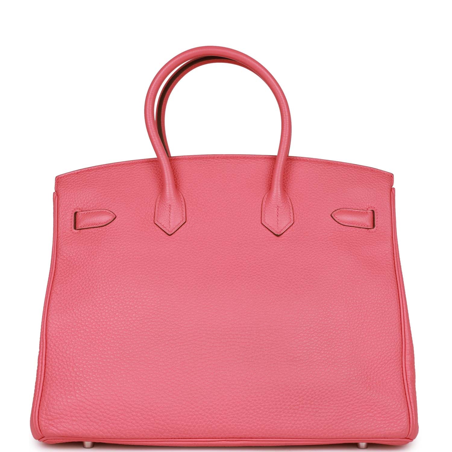 Pre-owned Hermes Birkin 35 Rose Lipstick Togo Palladium Hardware