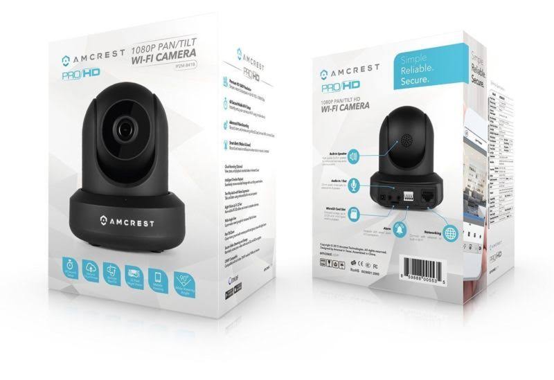 Amcrest ProHD 1080p WiFi Camera 2MP (1920TVL) Indoor Pan/Tilt Security Wireless IP Camera Ip2m-841b (Black)