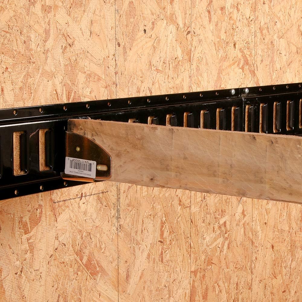 10 E-Track Wood Beam End Socket Shelf Brackets w/ E Track Fittings, for 2x4 & 2x6 in Truck, Trailer, Van, RV, Cargo Tie-Down Systems