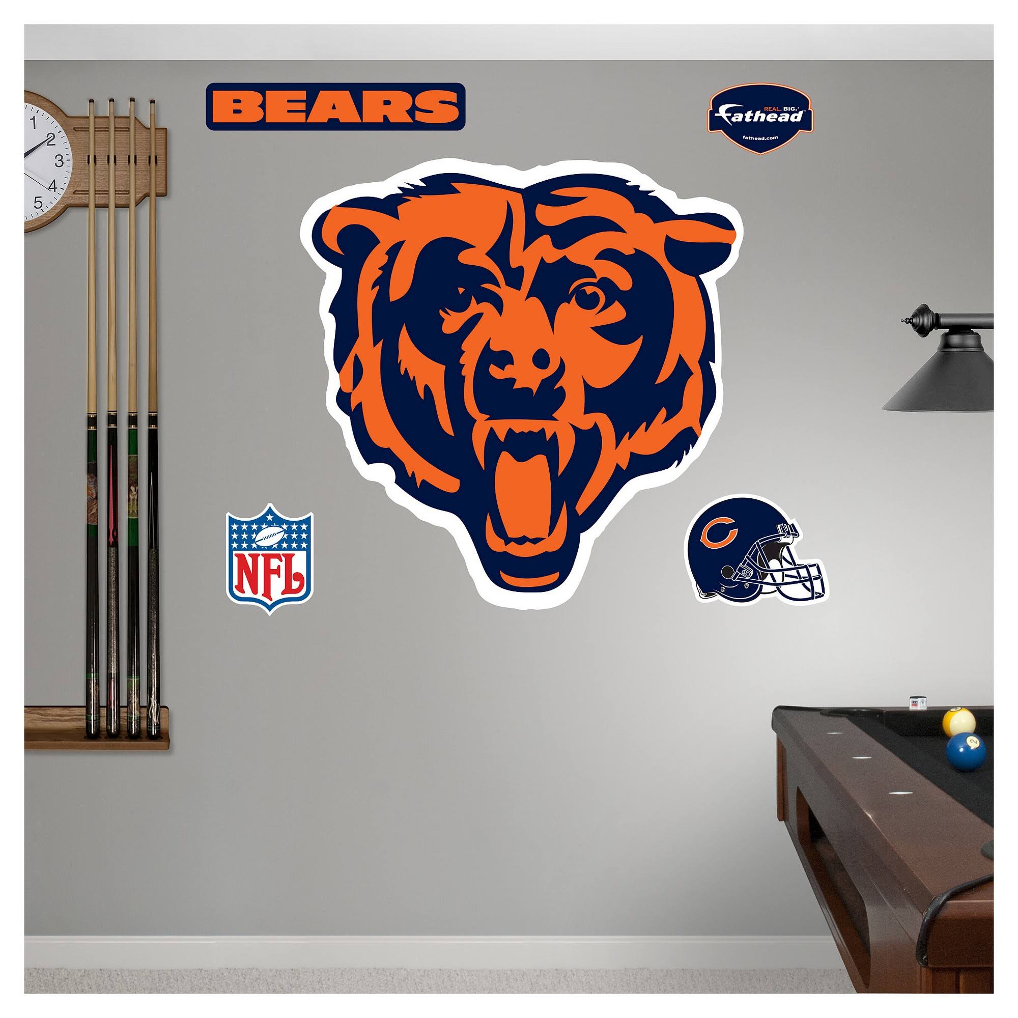 Fathead Chicago Bears Logo