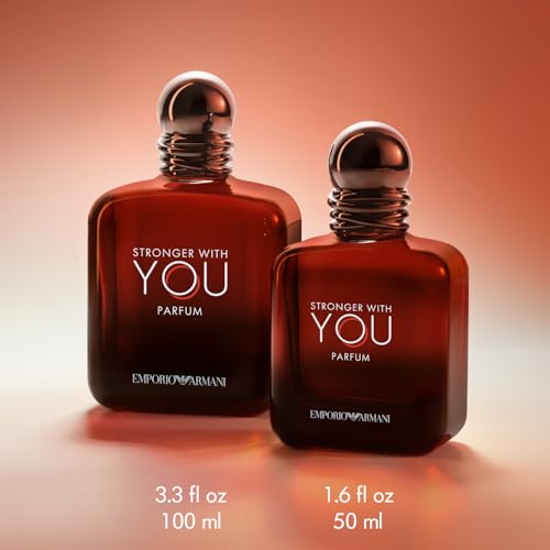 Armani Beauty - Stronger With You - Parfum - Cologne for Men - Woody & Ambery Fragrance - Rum, Bergamot, Lavendar, Cedarwood, and Vanilla Notes