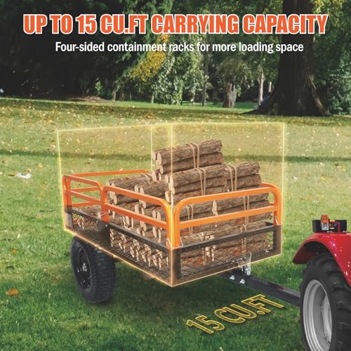ATV Trailer Steel Dump Cart