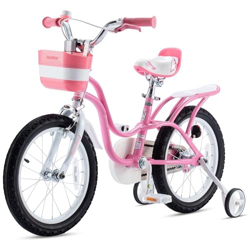 Royalbaby Princess Girls Kids Bike 12 14 16 18 20 Inch Children Bicycle with Basket for Age 3-12 Years