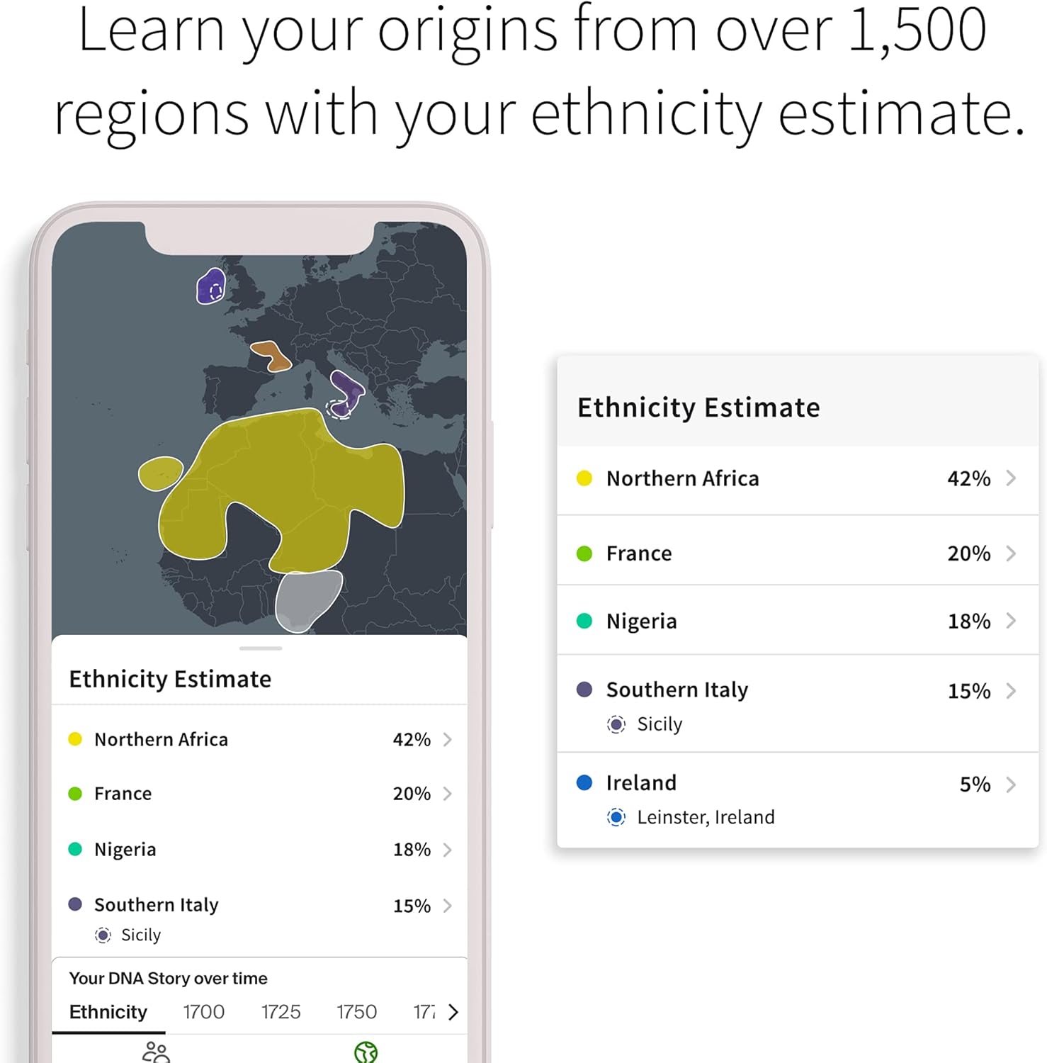 AncestryDNA: Genetic Ethnicity Test, Ethnicity Estimate, AncestryDNA Test Kit Pack of 2