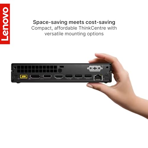 Lenovo ThinkCentre Neo 50q Gen 4 Thin Client Desktop, Intel 12th Gen 5-Core Processor, 16GB RAM, 512GB SSD, HDMI, Wired keyboard and mouse