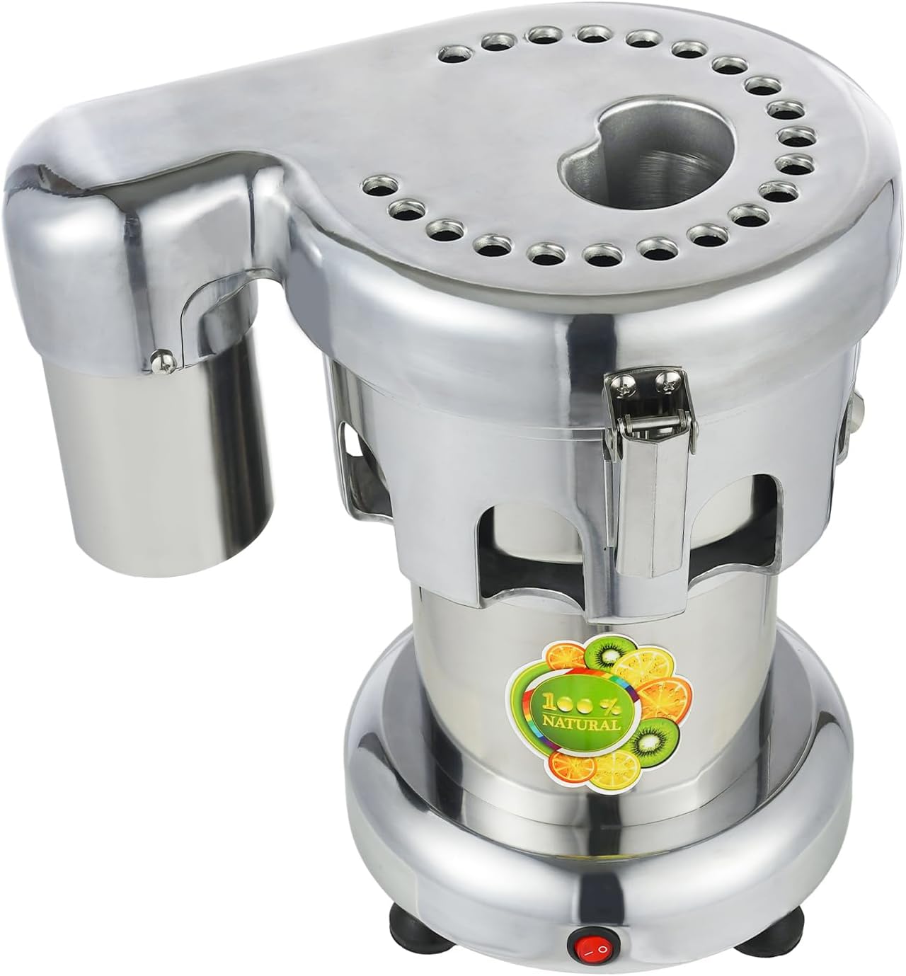 Commercial Juice Extractor 370W 110V Heavy Duty Electric Centrifugal Juicer Machine Fruit Vegetable Extractor Stainless Steel Orange Juicer Squeezer