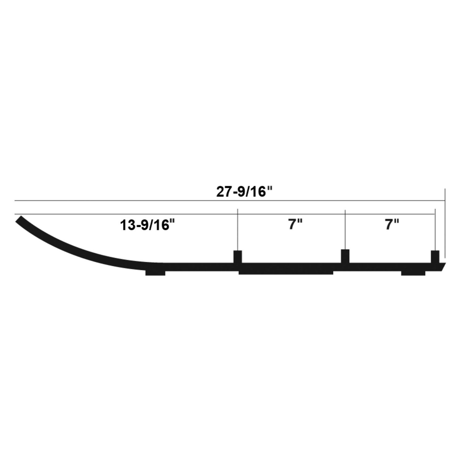 Polaris Kimpex 90 Carbide Wear Bar