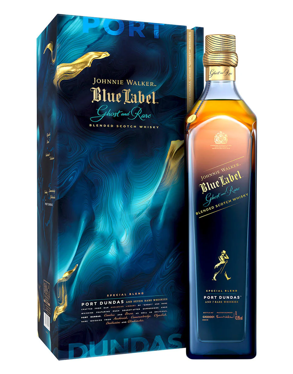 Johnnie Walker Blue Ghost & Rare Port Dundas Whisky - Nestor Liquor