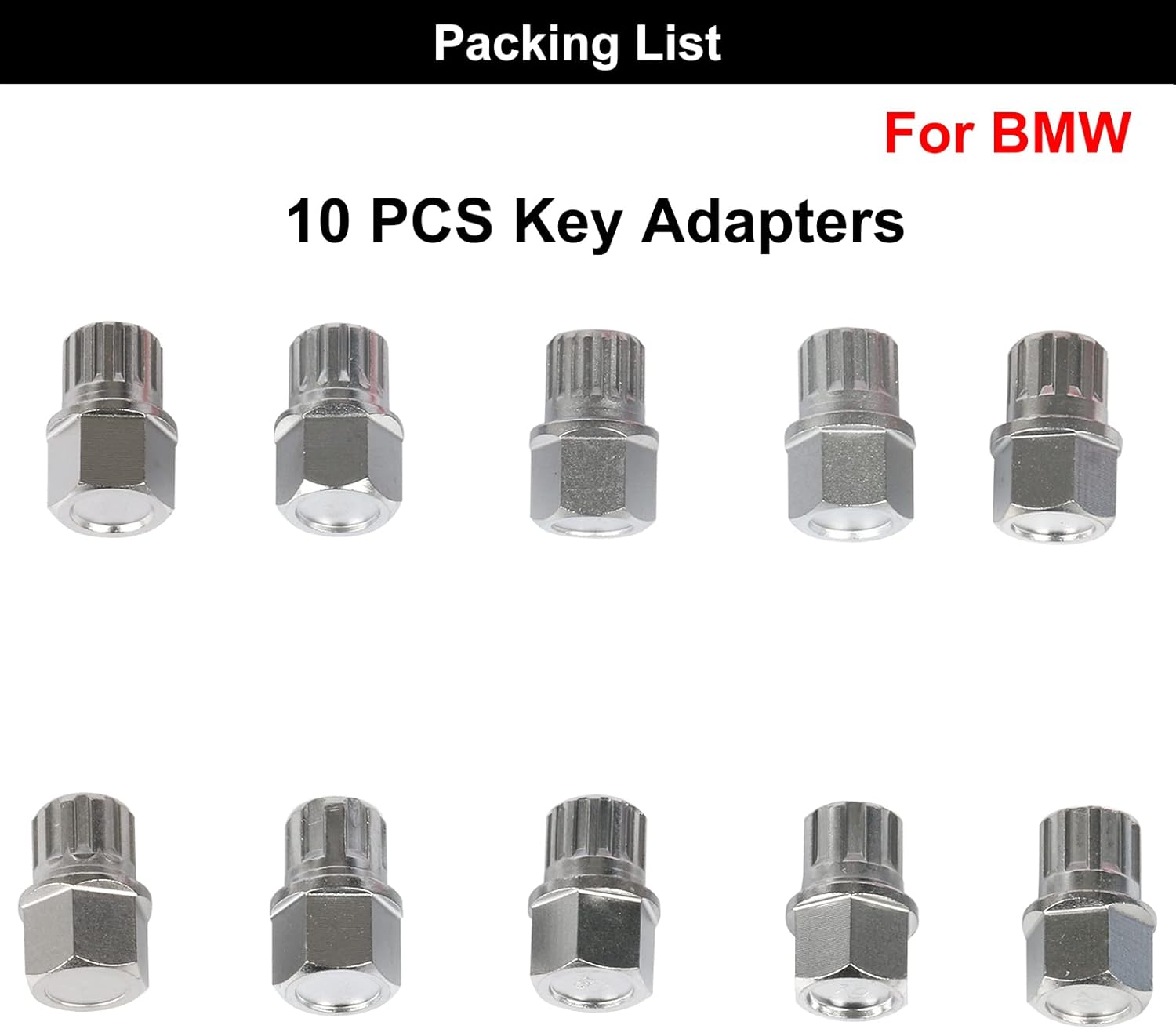 Automotive Wheel Lock Removal Kit Locking Lug Nuts Compatible for BMW Torx Bit Set