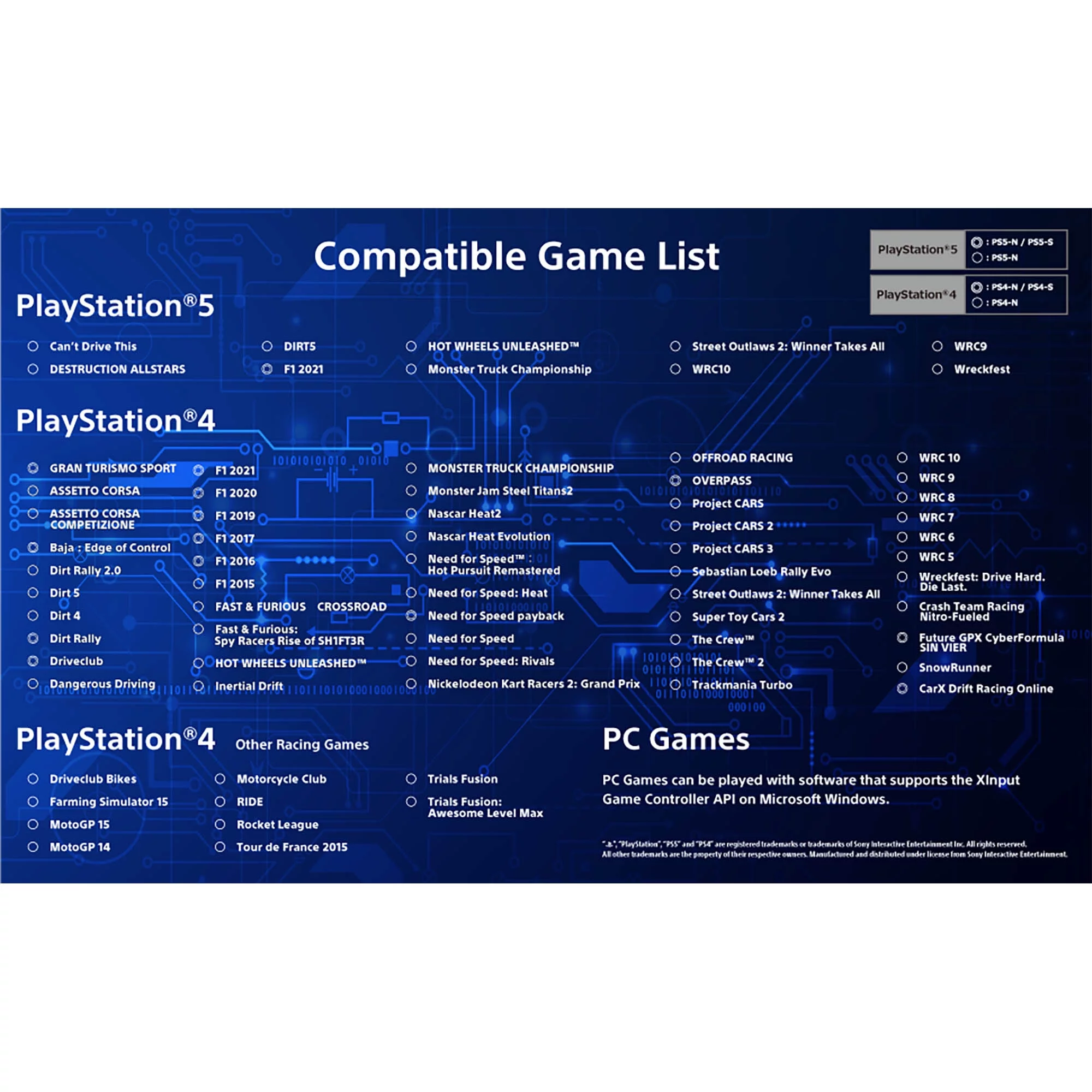 HORI - PlayStation 5, PlayStation 4 and Windows PC, APEX Racing Wheel - Radiant Selections