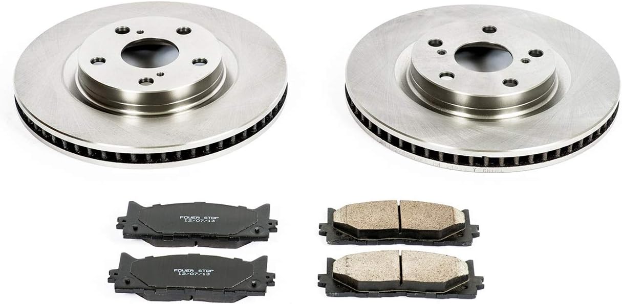 PowerStop Front KOE3053 Stock Replacement Brake Pad and Rotor Kit Autospecialty