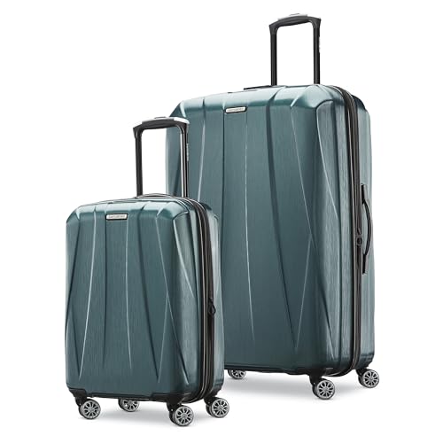 Samsonite Centric 2 Hardside Expandable Luggage with Spinner Wheels, Black, Carry-On 20-Inch